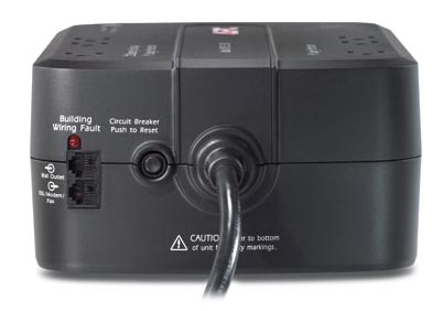 APC Back-UPS ES, 6 outlet 350VA, 120V, without auto shutdown software