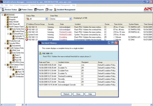 InfraStruXure® Manager Software