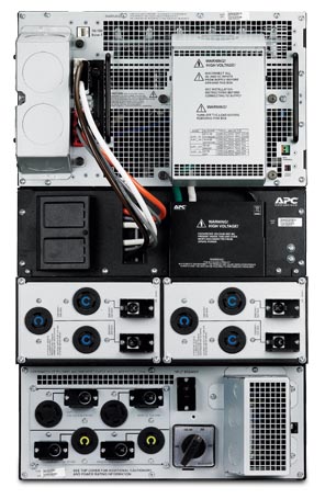 APC Smart-UPS RT 15KVA RM 208V, 208V/120V 10KVA Step-Down Transformer - Back View