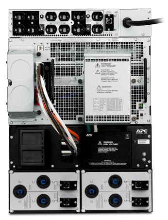 APC Smart-UPS RT 15KVA RM 208V, 208V/120V 5KVA Step-Down Transformer - Back View